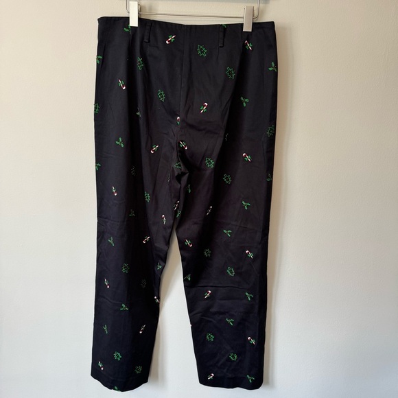 Credo Festive Holiday Christmas Black Pants Size 12 - Picture 5 of 5